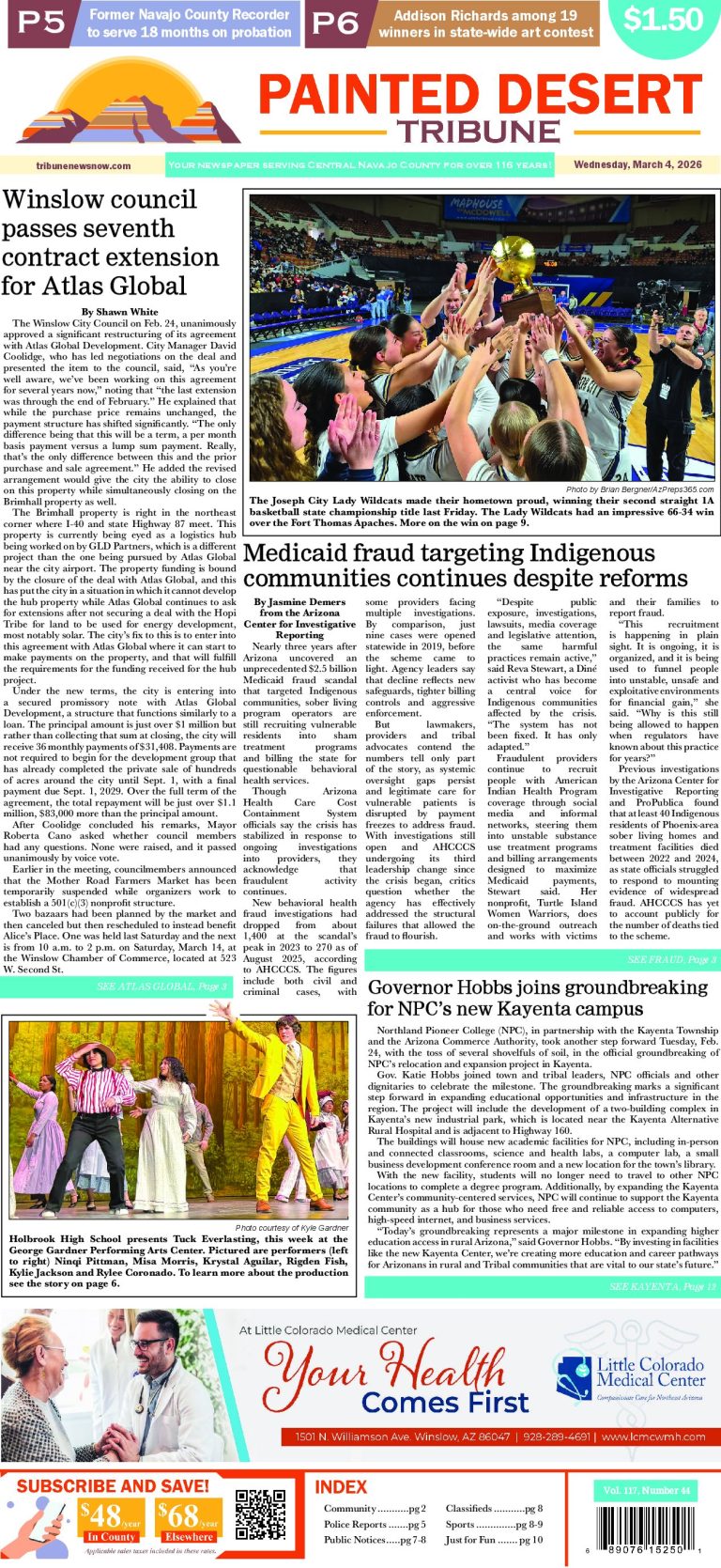 Page 1, Tuesday, March 3, 2026
