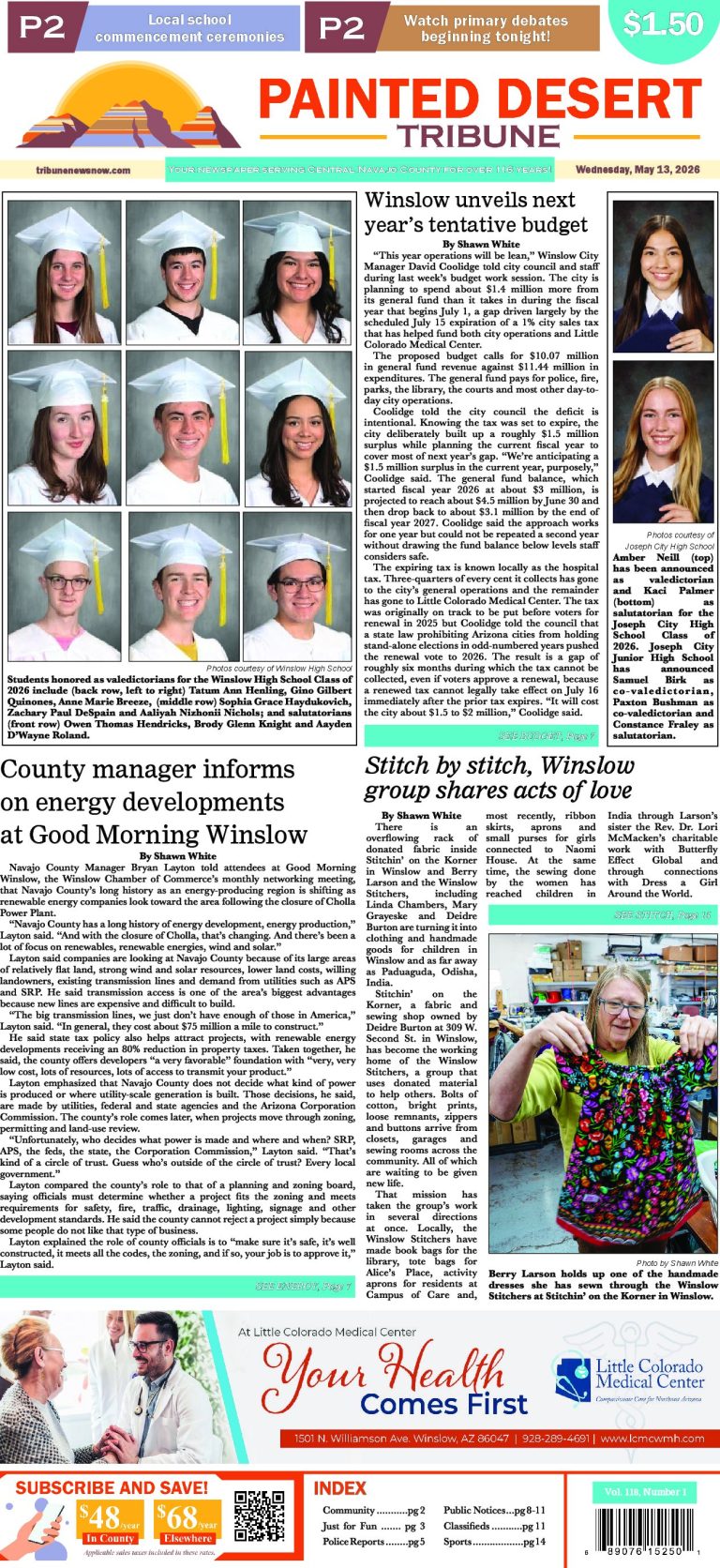 Page 1, Tuesday, May 12, 2026