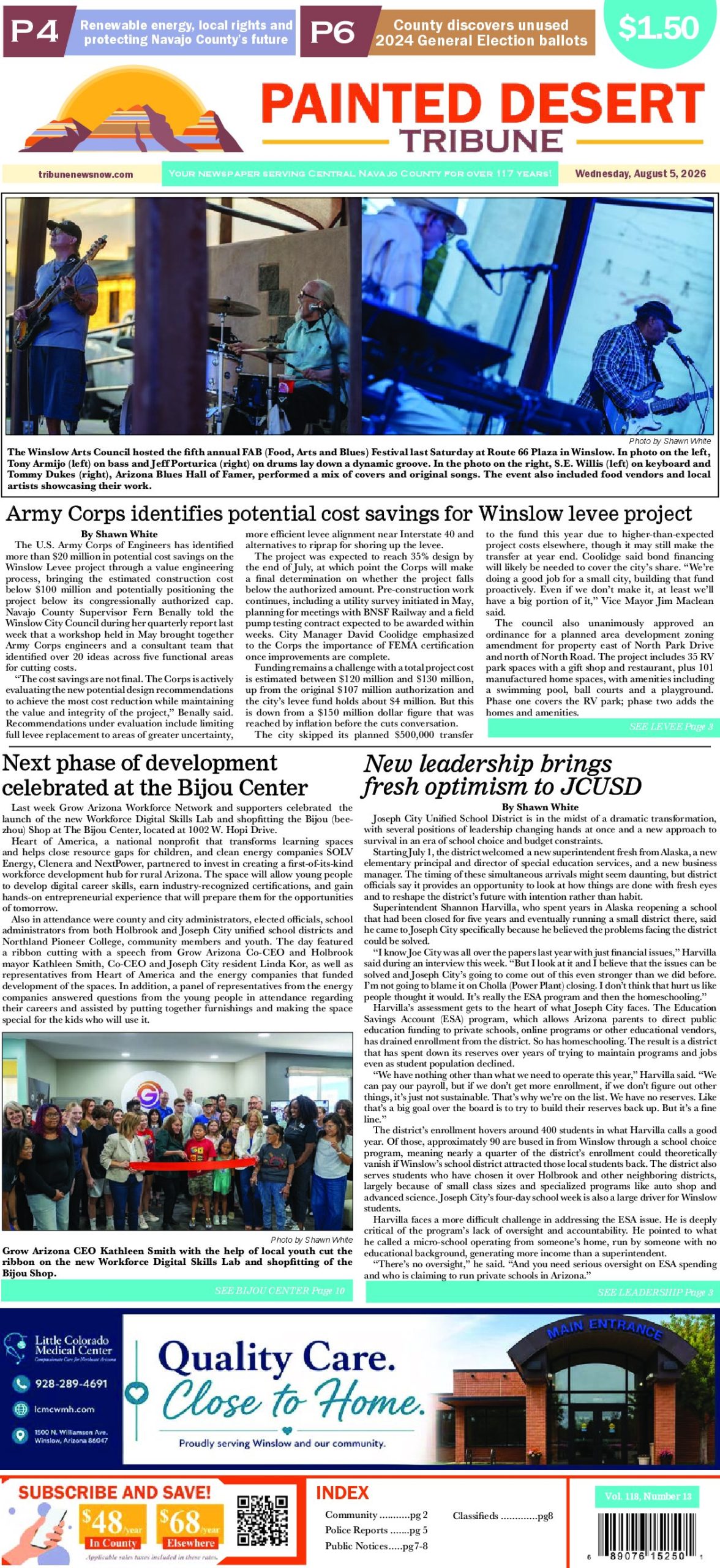 Page 1 of the August 5, 2026 edition