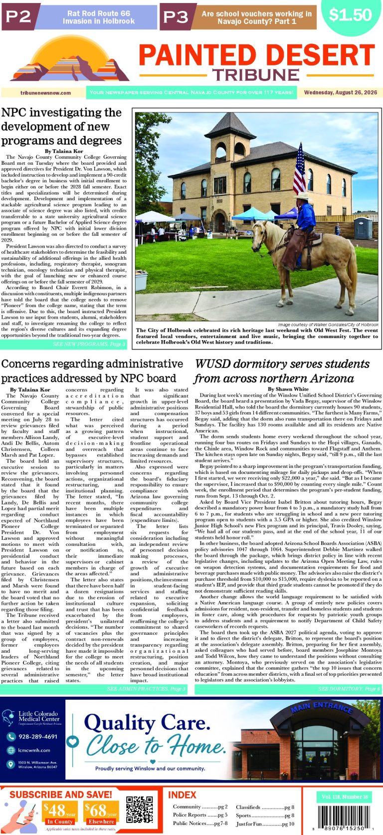 Page 1, Tuesday, August 25, 2026