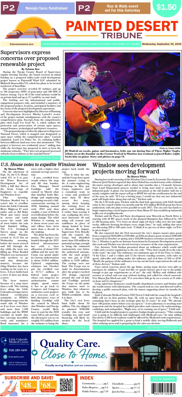Page 1, Wednesday, September 30, 2026