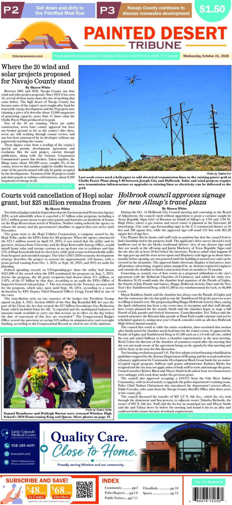 Page 1, Wednesday, October 21, 2026