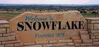 Snowflake Welcome Sign