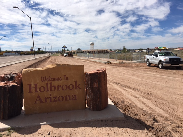 Photo by Matthew BargerThe City of Holbrook continues to add amenities for both residents and visitors. A new dog park is being built on the north end of town adjacent to Navajo Blvd. The park will feature two separate areas for pets to run and owners to relax, as well as parking and information kiosks inviting visitors to stop in at Holbrook’s many attractions and businesses.