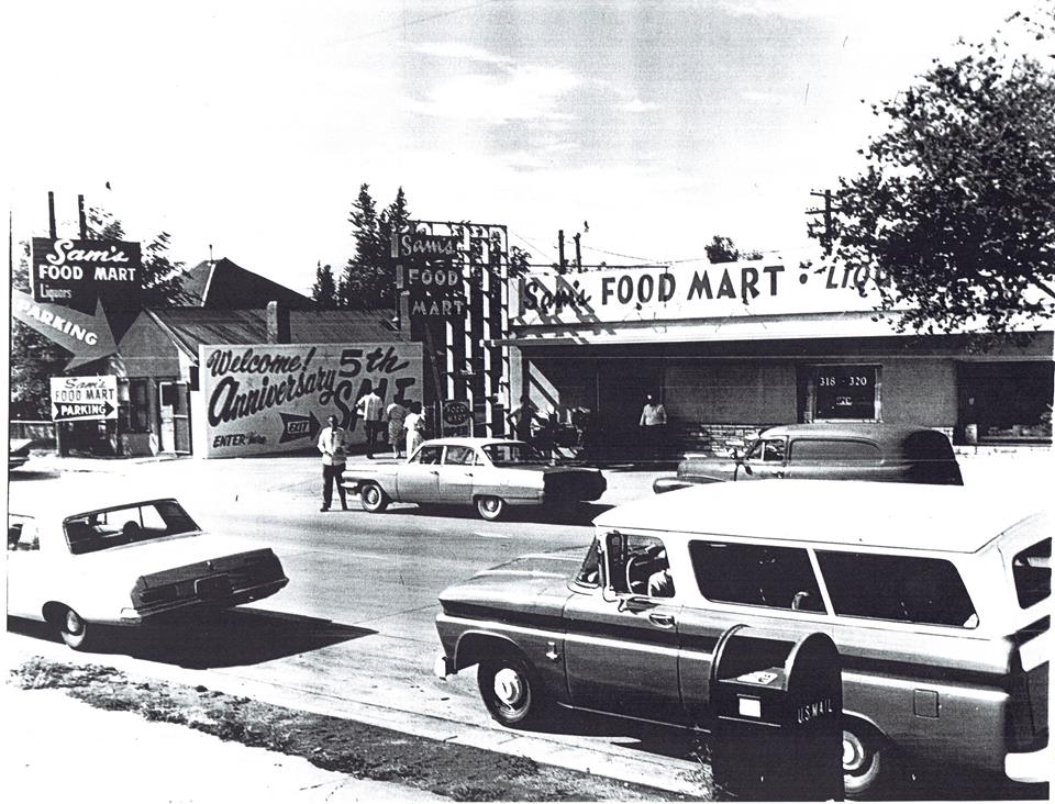 Historic pic Wins. Sams food Mart