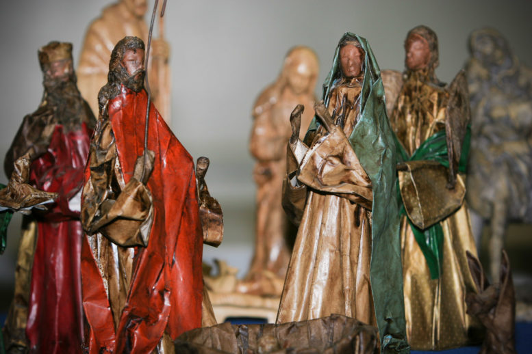 Nativity Scene in Snowflake Social Hall