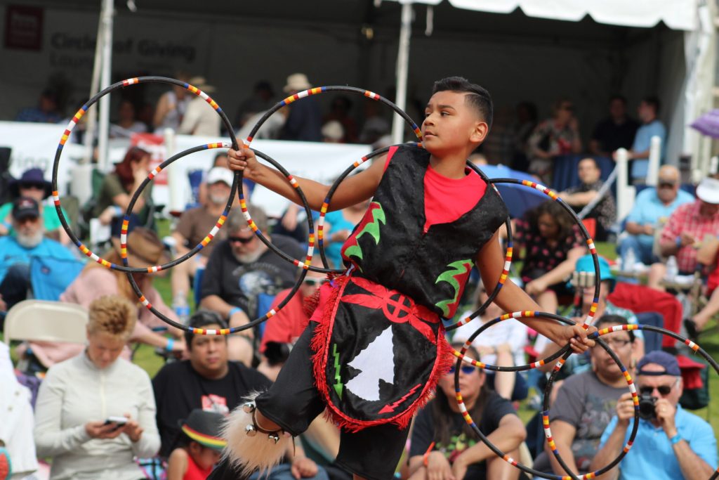 Photo by John Gerald JimenezHolbrook resident and Navajo dancer Delano Paddock participated in the Heard Museum Hoop Dance World Championship held in Phoenix last month and took home second place in the Youth Division. Delano, 12, is the son of Jeremy Paddock and Geraldine Yazzie and his talents have been showcased locally throughout the years including during the Summer Indian Dances held at Gillespie Park.
