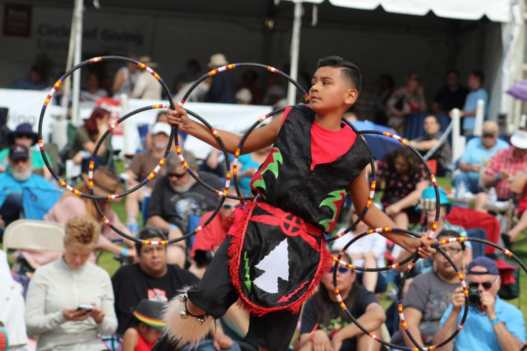 Photo by John Gerald JimenezHolbrook resident and Navajo dancer Delano Paddock participated in the Heard Museum Hoop Dance World Championship held in Phoenix last month and took home second place in the Youth Division. Delano, 12, is the son of Jeremy Paddock and Geraldine Yazzie and his talents have been showcased locally throughout the years including during the Summer Indian Dances held at Gillespie Park.