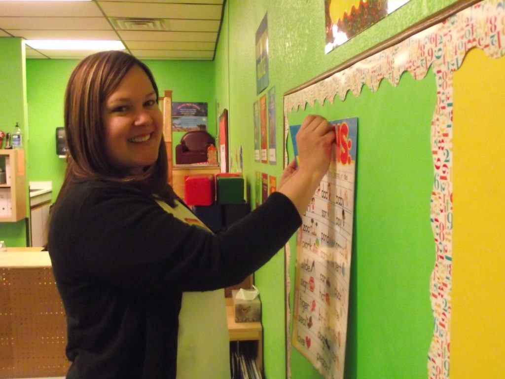Photo by L. ParsonsMelissa Nelson (pictured) has filled a long-term dream of opening a childcare facility in Winslow that focuses on arts and activity, nutrition, and socialization.