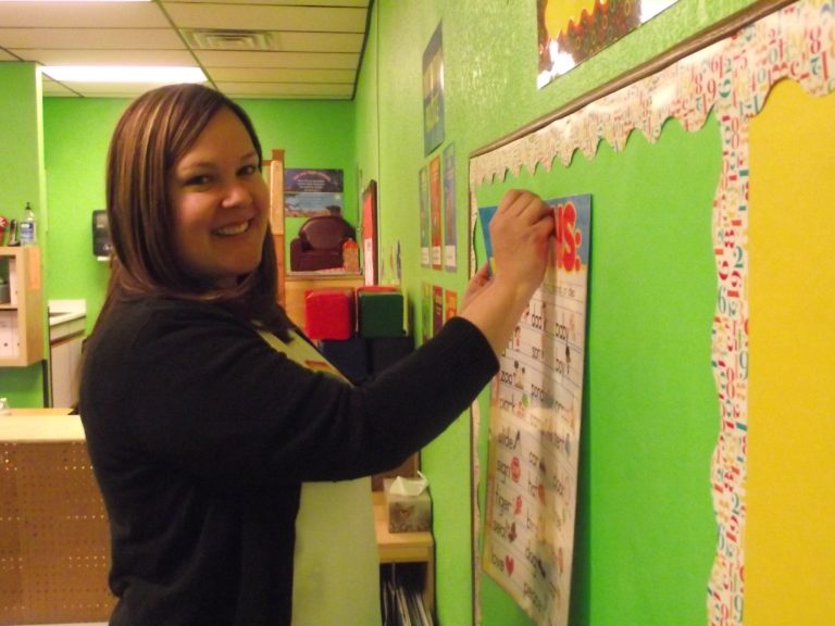 Photo by L. ParsonsMelissa Nelson (pictured) has filled a long-term dream of opening a childcare facility in Winslow that focuses on arts and activity, nutrition, and socialization.