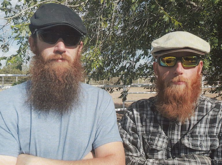Anthony Click (left) and Shorty Click (right) are preparing for the Beard Growing Contest on Saturday, May 27, at the 14th annual Trapper Days Memorial Celebration. Taylor honors and remembers its veterans on May 27 and 29.