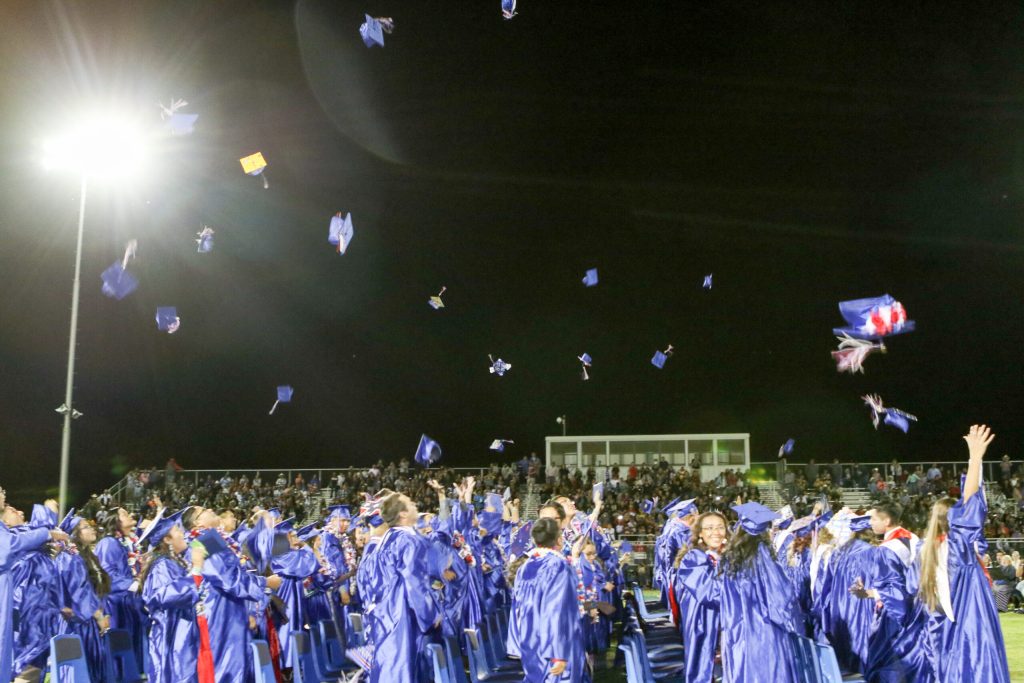 Photo by SpanglerpicsCrowds celebrate with the members of Holbrook High School’s Class of 2017 as they wrap up 13 years of education and move on to a bright future.