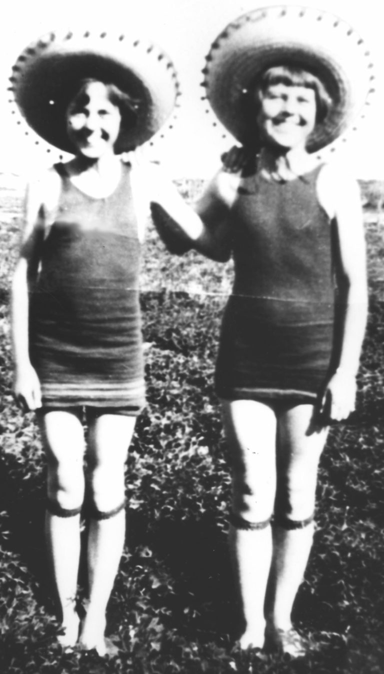 Photo courtesy of the Navajo County Historical SocietySwimming has always been a favorite summer pastime for Holbrook children, and in Route 66’s heyday, Howdy Hank’s trading post in Joseph City was the place to take a cool dip. These two girls appeared in print ads enticing swimmers to come cool off at the trading post.