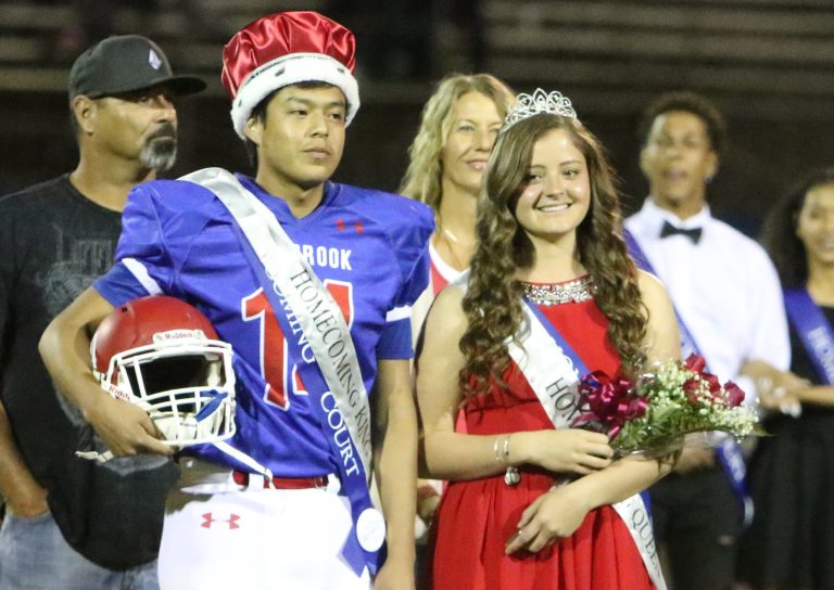 Photo by Kellie Spangler/spanglerpics.comHolbrook High School celebrated Homecoming last Friday, crowning Cody Keyonnie as king and Makenzie Thompson as queen. Please turn to Page for more photos of the celebration.
