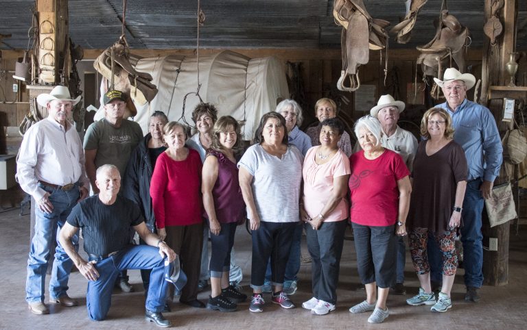 Photo courtesy of Lita SlattonMembers of the Holbrook High School Class of 1967 celebrated 50 years since their graduation last month at Rock Art Ranch outside of Joseph City. Those attending (front row, left to right) Clifton Underwood, Georgia Shugart, Rosalie Harrelson, Seeva Candelaria, Mary L. Holly, Rosabel Begay, (back row) Kent Morris, Rick Whitely, Lucille Tafoya, Lita Slatton, Kathy Love, Doyletta Morris, Greg Greer, Darla Greer and Leland Crowther.