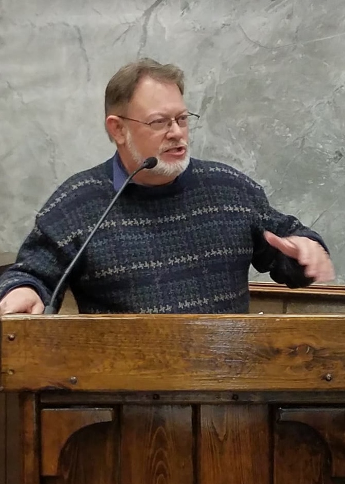 Photo by Steve PaukenGalen Worthington (pictured) was introduced to the Winslow City Council as the city’s new librarian during the Feb. 13 Winslow City Council meeting.