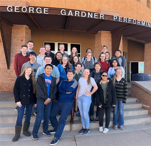 Photo courtesy of Holbrook High SchoolHolbrook High School band and choir students shown here were selected to take part in the North East Region Honor Band and Choir Festival.