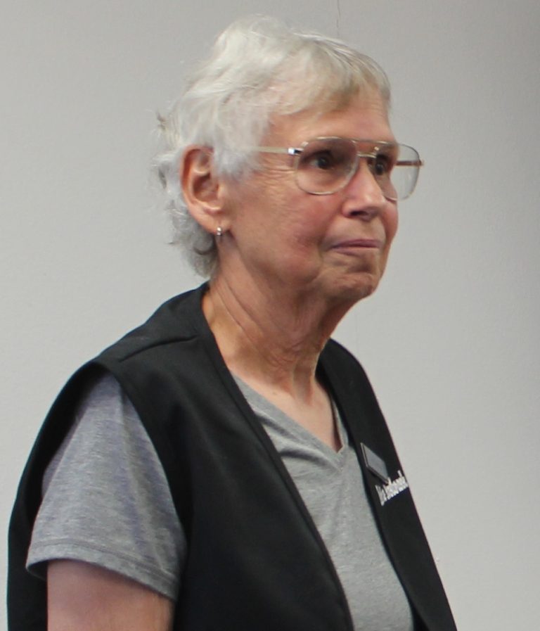Photo by Toni GibbonsNavajo County Historical Society President Jill Diemer gave a presentation to the Holbrook City Council regarding the Historic Courthouse at the meeting on May 8.