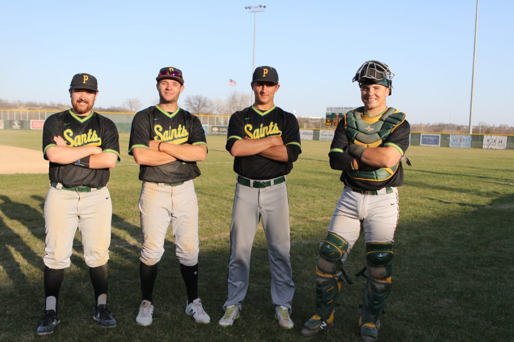 Pictured are (left to right) Bailey Schahn, Jesse Spangler, James Lewis, Jace Wyatt.