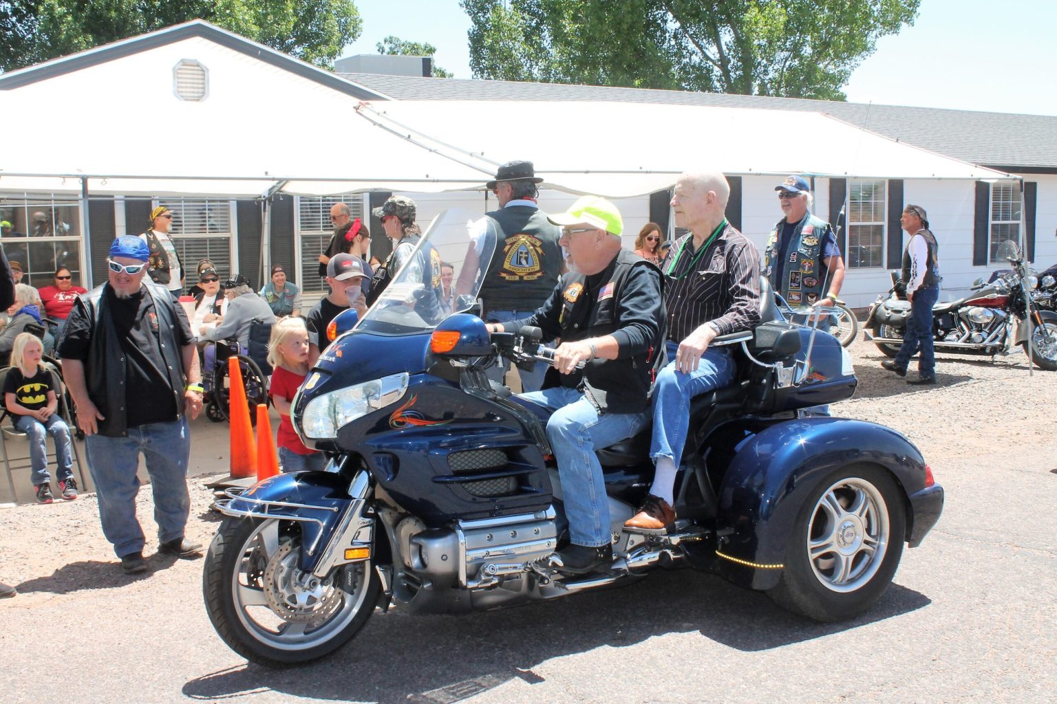 Bike Riding Paper Log Bikers bring the thrill of the ride to Carriage House residents ...