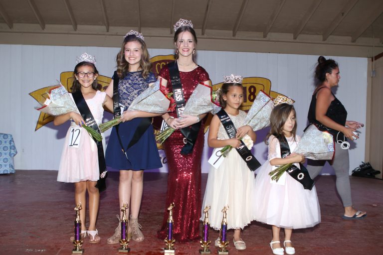 Photo courtesy of Spangler PicsGirls crowned royalty at the Navajo County Junior Miss Pageant on Sept. 12 include (left to right) Miss Pre-Teen Marisela Moyte of Holbrook, Jr. Miss Isabella Moyte of Holbrook, Miss Teen Briette Flake of Snowflake, Sweetheart Jaidyn Quezada of Holbrook and Princess Serenity Lopez of Show Low.
