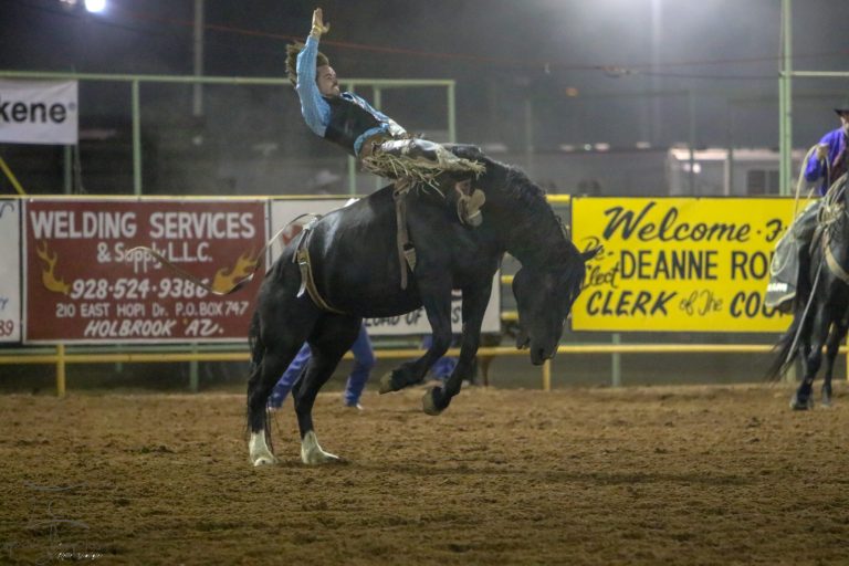 Photo by Spanglerpics.comIt was a wild weekend of rodeo during the Navajo County Fair with riders from across the country taking part.