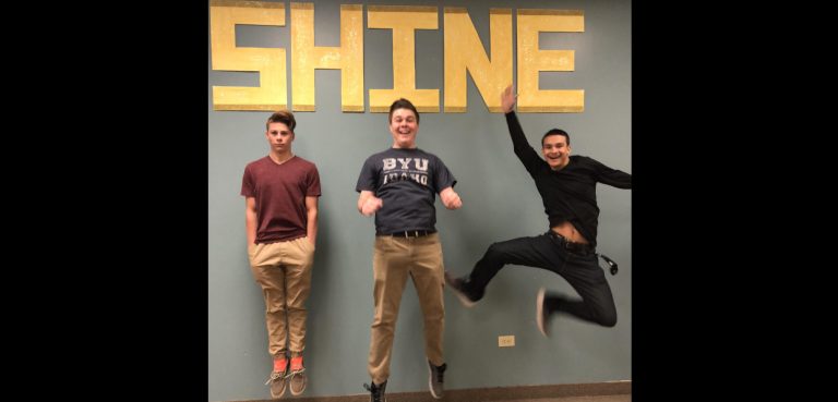 Photo courtesy of Holbrook High SchoolHolbrook High School show choir students selected for All-State Show Choir include (left to right) Jake Shumway; Sam Meeks; and Josh Romo.