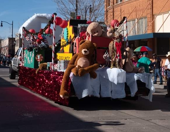 Photos by Dan LutzickThe overall winner of the 72nd Annual Winslow Christmas Parade was Arizona Public Service who judges say captured the theme best. The Second Place winner was from First Mesa Elementary School (not pictured).
