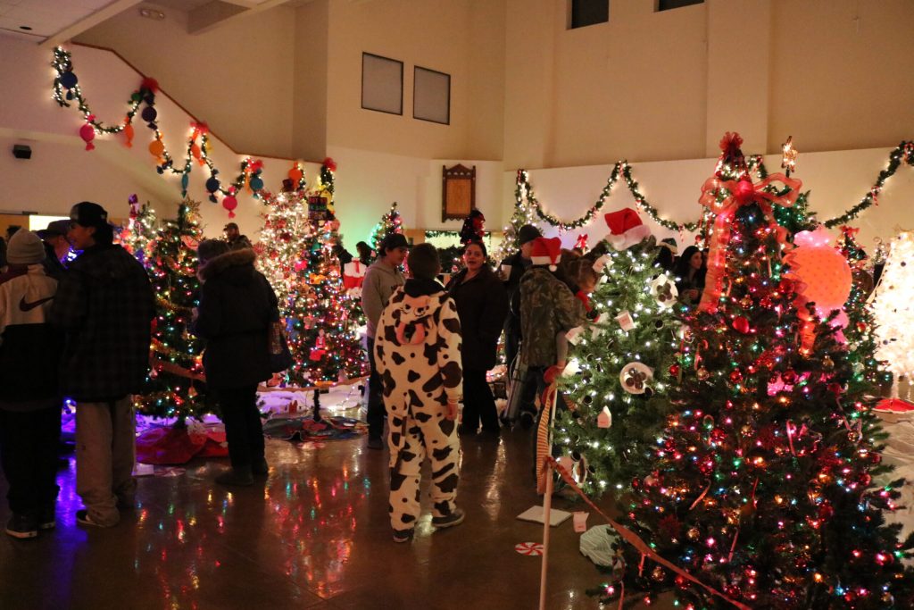 Photos by Linda KorBeautifully decorated Christmas trees filled the room at the Catholic Family Center with the Holbrook Festival of Trees.