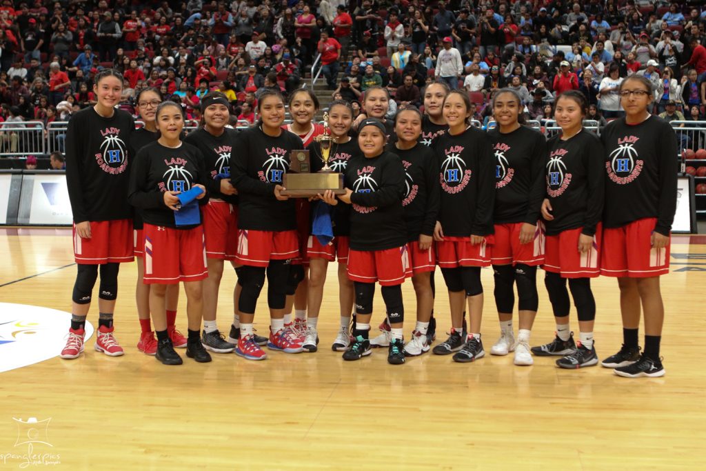 Photo by Kellie Spangler/Spanglerpics.comThe Holbrook High School Lady Roadrunners made it all the way to the state championship game before wrapping up the season with a 46-33 loss to the Page Sand Devils. The team under Coach Greg Perkins had a stellar year, finishing with a 26-5 season.