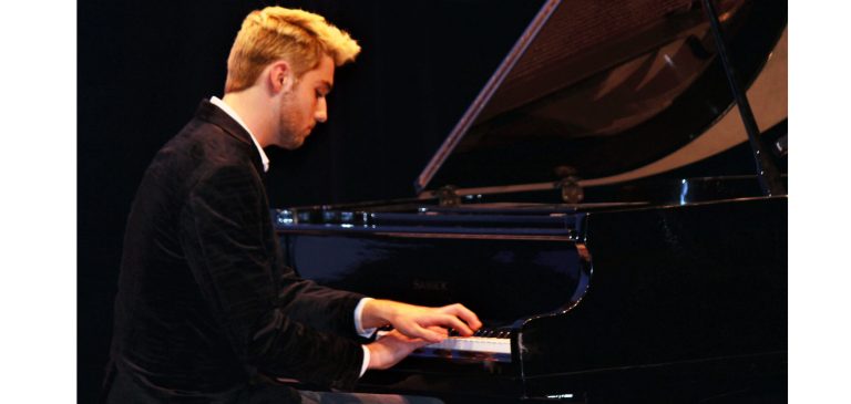 Photo by Toni GibbonsTyler Duncan, a 21 year old blog writer from Show Low, took first place with his piano solo performance of “Shallow” from the movie, “A Star is Born” at the 11th Annual Northland Pioneer College Student Government Association Talent Show in Snowflake.