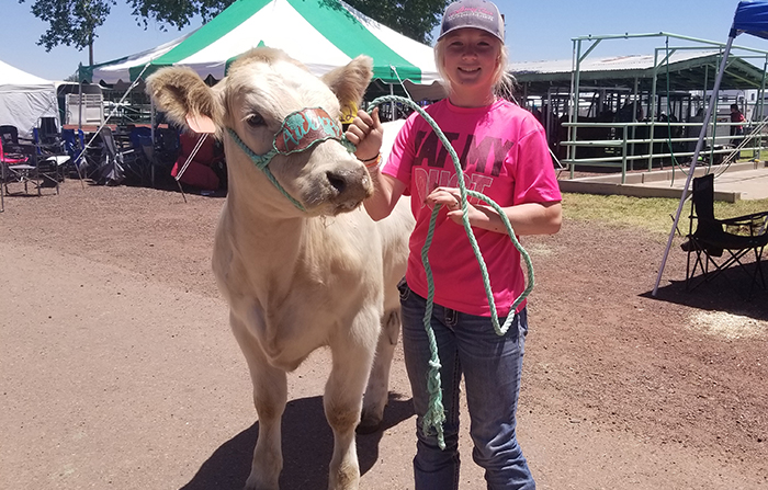 Photo by China CassidyAubrie Mulcaire of Yuma returned for her second year at camp. When asked if she liked camp, she exclaimed, “I love it!”