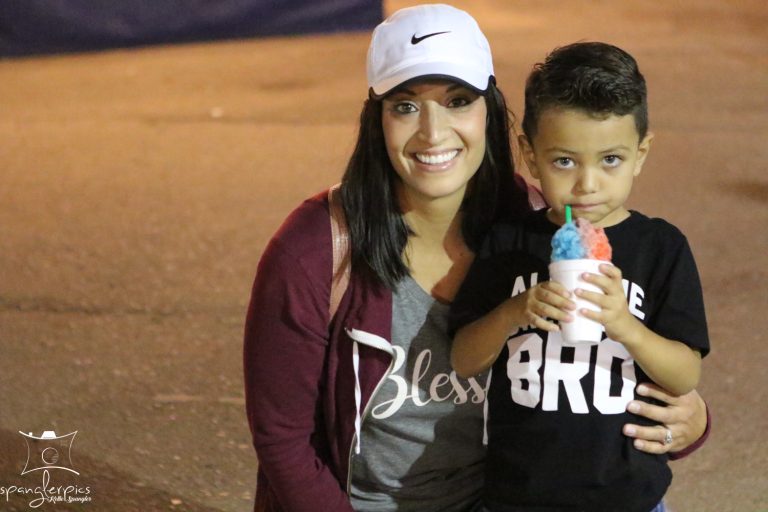 Photo by SpanglerpicsSara and Matthias Paz enjoyed their time together at the Navajo County Fair event gates.