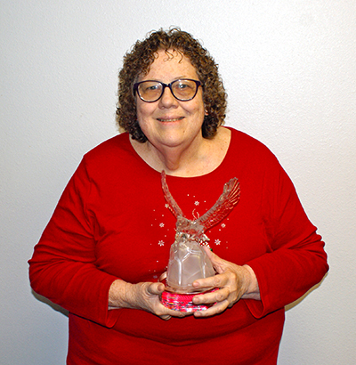 Photo courtesy of Northland Pioneer CollegeJoan Valichnac (pictured) was recently honored for her over three decades of service to Northland Pioneer College.