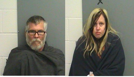 Photo courtesy of the Navajo County Sheriff’s OfficeOn Friday, Jan. 3, Tabitha Jackson, 35, (right) was arrested for possession of fentanyl for sale and Michael Harris, 52, (left) was arrested for possession of methamphetamine for sale and possession of fentanyl for sale after Navajo County Sheriff’s deputies conducted a search warrant in Woodruff. Jackson and Harris were both booked into Navajo County Jail and were later released. Jackson was released on her own recognizance and Harris was bonded out on a $500 bond.
