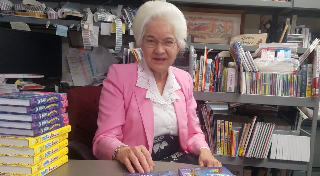Photo by L. ParsonsGeneva Durkee (pictured) will retire after having served 22 years as Navajo County’s first library director.