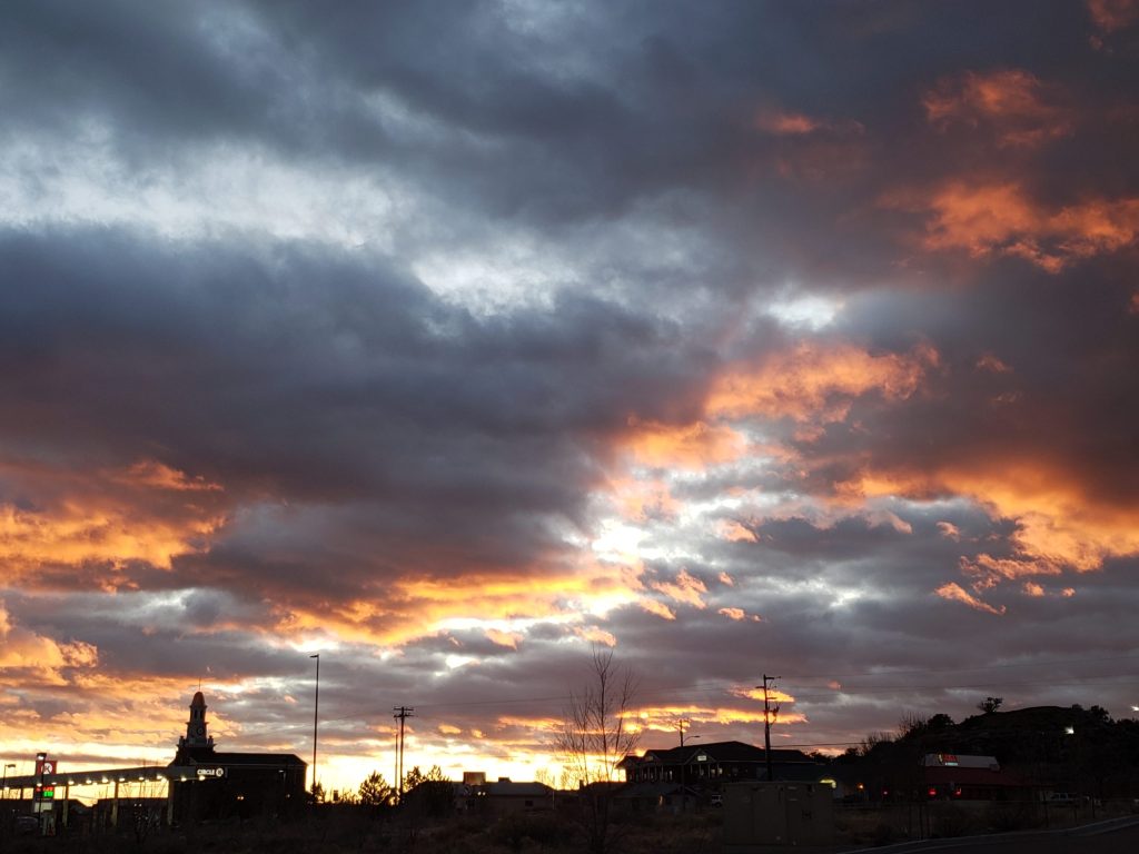 Photo by Amanda NicholsOne of Taylor’s unbeatable sunsets was captured after a passing storm last month. The skies of northeastern Arizona never fail to provide these memorable scenes.