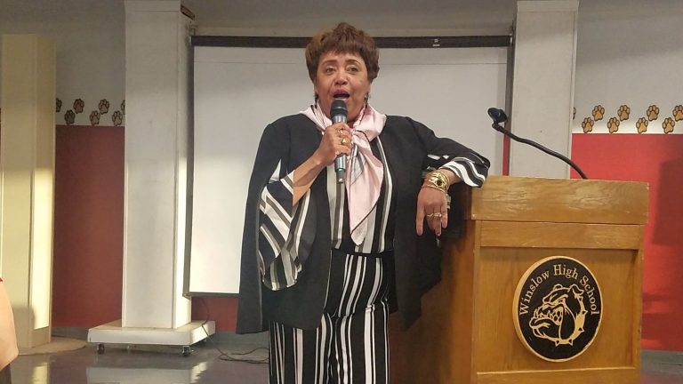 Denise Lynch spoke on the need for social emotional education.