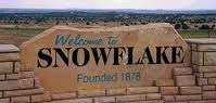 Snowflake Welcome Sign
