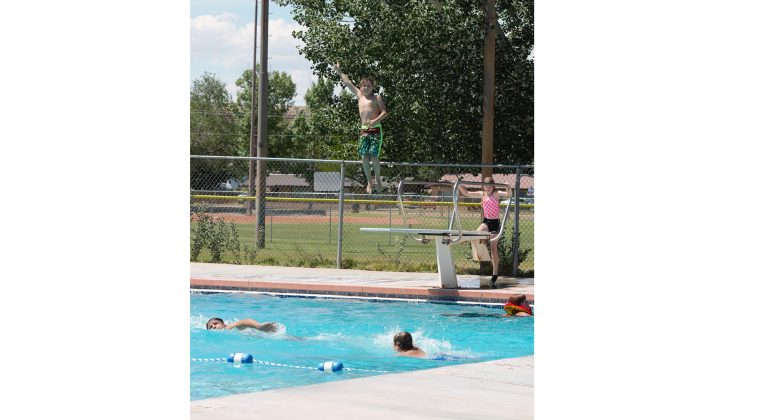 Photo by China CassidyThe Holbrook City Pool opened during the week of Memorial Day, making a lot of kids happy. Ten-year-old Jacob Hatch, (pictured) took advantage and joined several other kids for a day in the water on Wednesday, May 27.