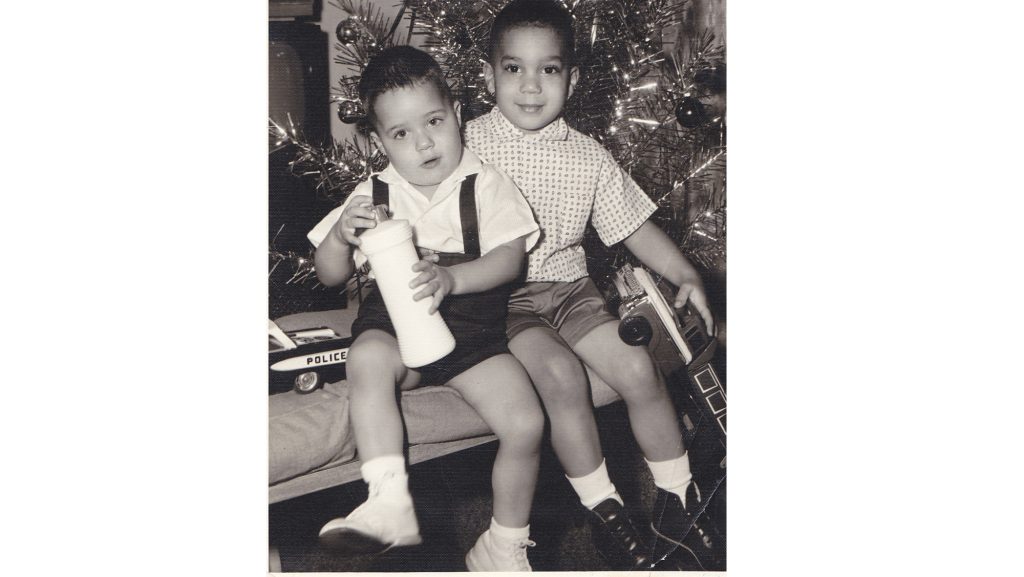 Photo Courtesy of Marshall AllenMarshall Allen (right) was adopted around the same time as his younger brother Morris (left) in Utah just two days shy of his second birthday.