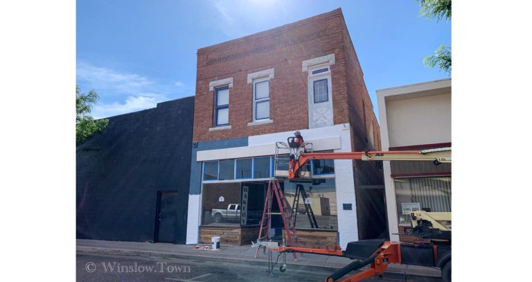 Photo by Lori Bentley LawWinslow entrepreneurs Gary and Sonia Ybarra are finishing up the Flatbed Ford Bakery, located at 214 N. Kinsley Ave. in Winslow. The bakery, part of a bed and breakfast by the same name, is set to open June 26.