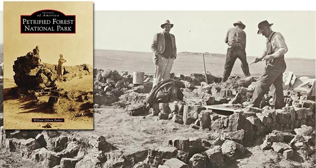 The Petrified Forest National Park book, written by paleontologist Dr. Bill Parker, features the history of the park in photos.