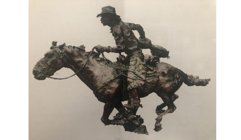 Photo courtesy of the Hashknife PosseA monument similar to the phone pictured above is hoped to be erected in Holbrook prior to the Hashknife Pony Express ride in 2023.