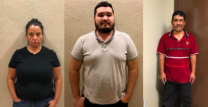 Photo courtesy of the Navajo County Sheriff’s OfficeErika Patricia Guillen-Nunez (left), Carlos Alfredo Lopez-Tamayo (center) and Gilberto Ayala-Alonso (right) were each booked into Navajo County Jail on multiple drug-related charges.