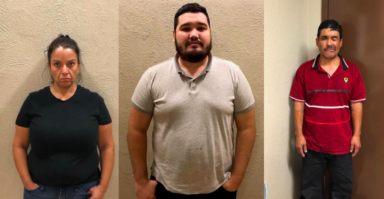 Photo courtesy of the Navajo County Sheriff’s OfficeErika Patricia Guillen-Nunez (left), Carlos Alfredo Lopez-Tamayo (center) and Gilberto Ayala-Alonso (right) were each booked into Navajo County Jail on multiple drug-related charges.