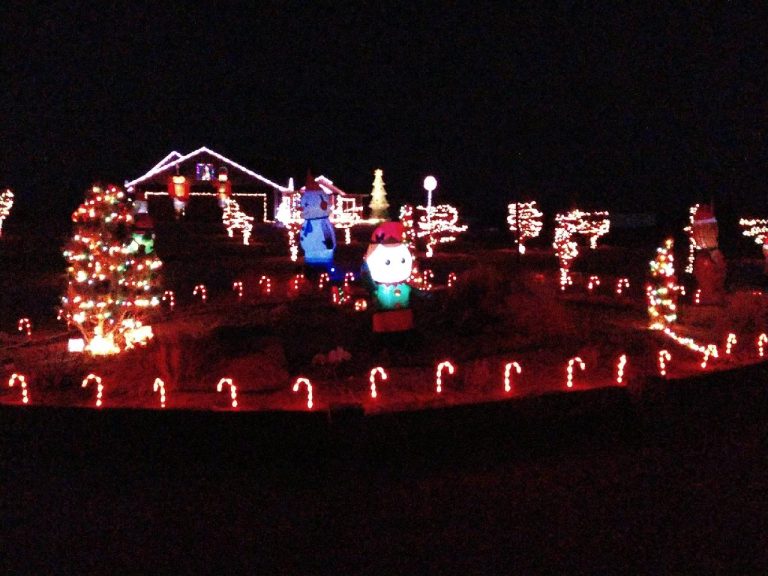 Photo courtesy of Rusty WestoverJoseph City residents the Westover Family and Dave Leg invite others to take part in Northern Arizona Lights to bring light and happiness to a very dark year.