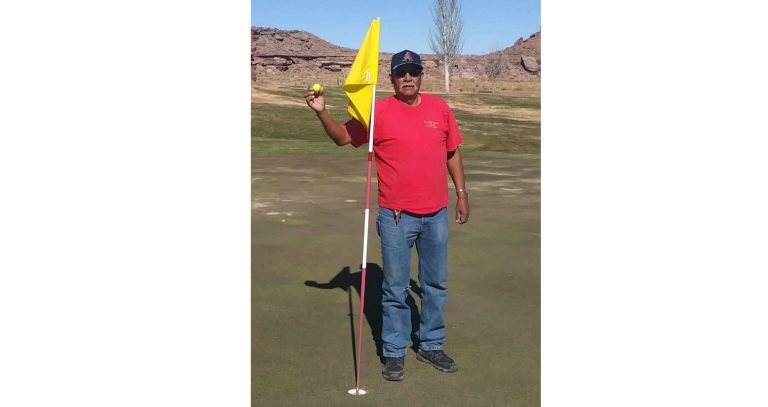 Photo courtesy of Robbie KoerperichLeonard Lee once again has an impressive game as he scored his second hole-in-one this year at Hidden Cove Golf Course on Sunday, Nov. 15, on hole No. 7.