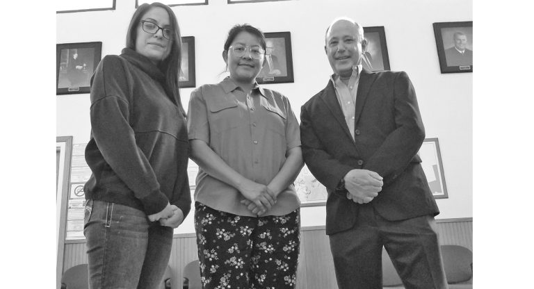 Photo courtesy of Kevin ClanceyManagement team members for the veteran and low-income facility planned in Holbrook include (left to right) Lauren Gillespie, CiCi Baker and Kevin Clancey.
