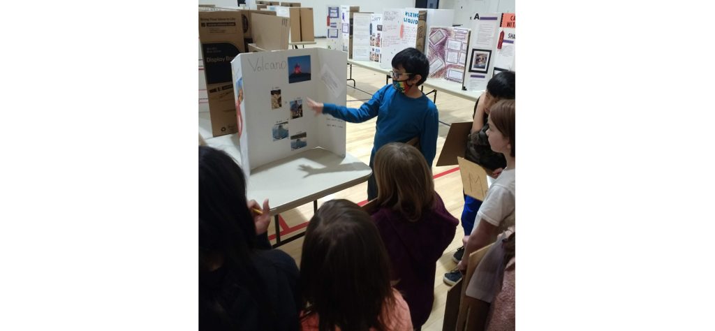 Demetrios Rael took fourth place in the JCUSD Science Fair for his experiment about volcanoes.